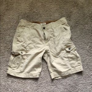 Rustic blue cargo shorts